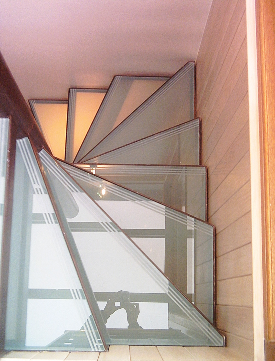 escalier helicoidal tremie rectangulaire