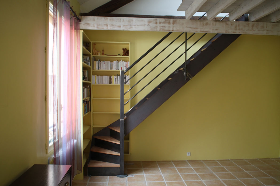 escalier helicoidal ou droit