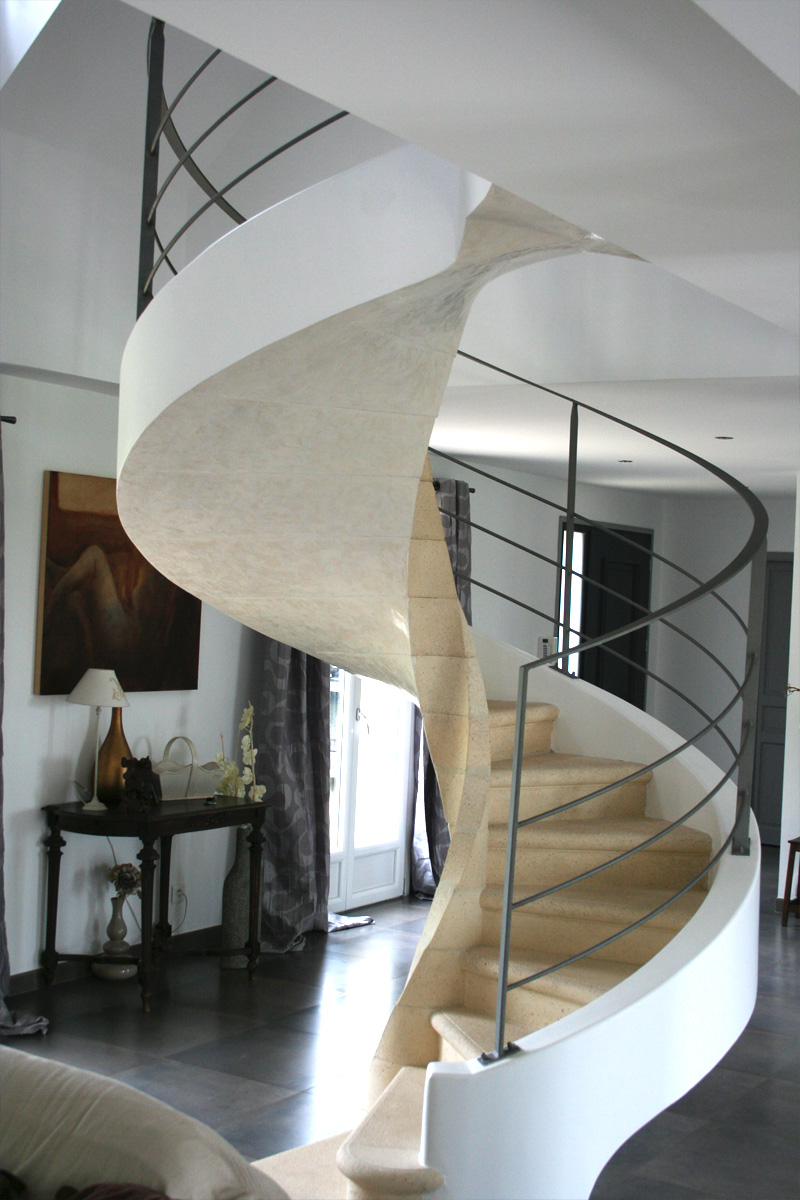 escalier interieur circulaire