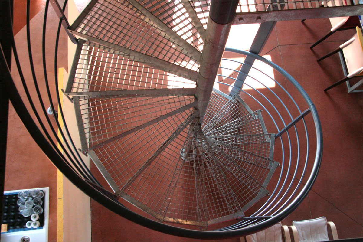 escalier helicoidal 15 marches