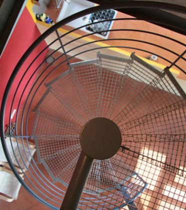 Marches caillebotis pour l’escalier d’un loft