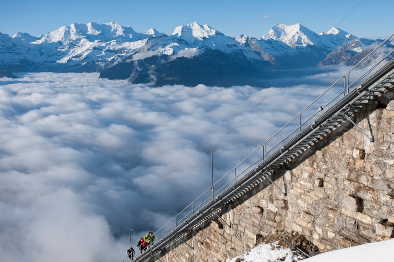 Suisse : le plus long escalier du monde - EHI - Escalier Hélicoïdal  Industriel