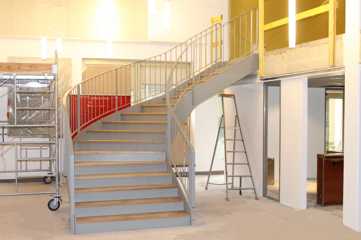 Définition d'une rampe d'escalier